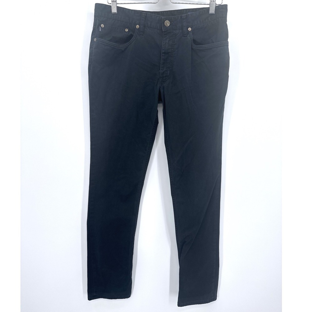 Polo Ralph Lauren Black Chino Womens Pants 31/32 Dress Straight 5-Pocket Twill